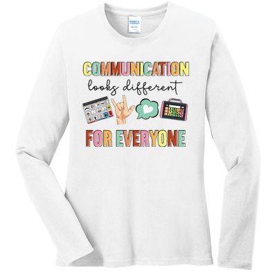 Effective Communication Strategies for Speech Therapy Ladies Long Sleeve Shirt