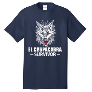 El Chupacabra Survivor Cryptozoology Tall T-Shirt