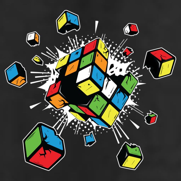 Exploding Cube Speed Cubing Puzzle Master Cool Gift Cool Comfort Performance Bucket Hat