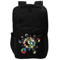 Exploding Cube Speed Cubing Puzzle Master Cool Gift Impact Tech Backpack