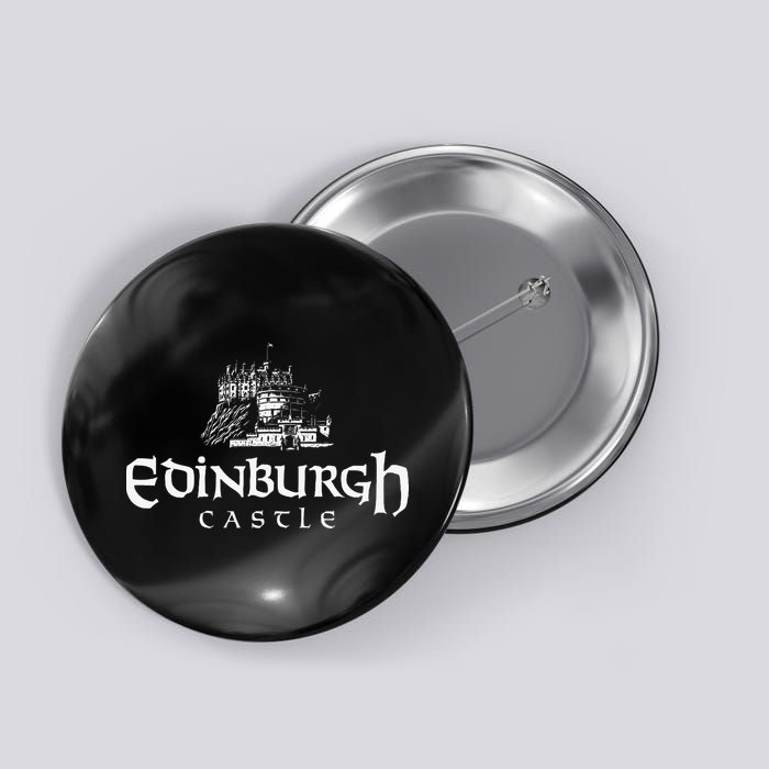 Edinbugh Castle Scotland Button