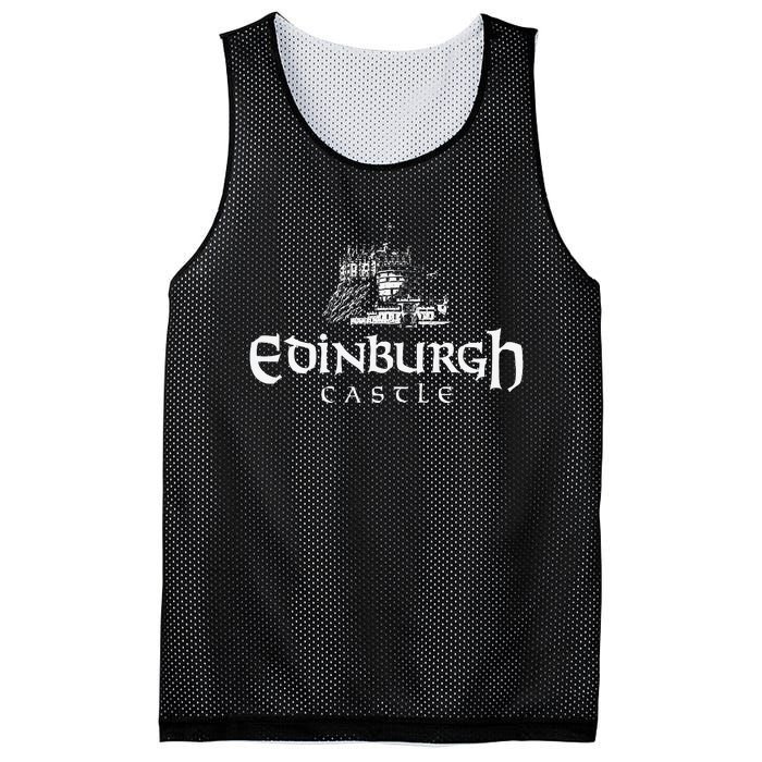 Edinbugh Castle Scotland Mesh Reversible Basketball Jersey Tank