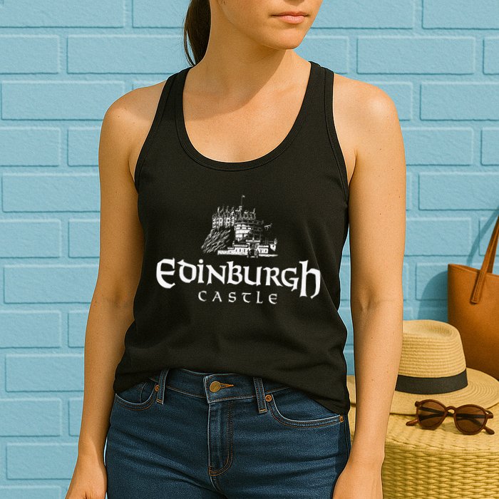 Edinbugh Castle Scotland Womens Tank Top