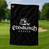 Edinbugh Castle Scotland Golf Towel