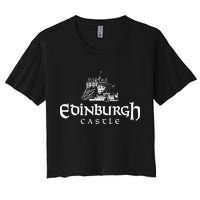 Edinbugh Castle Scotland Crop Top