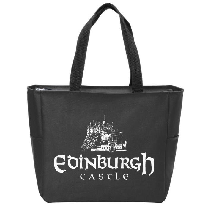 Edinbugh Castle Scotland Zip Tote Bag