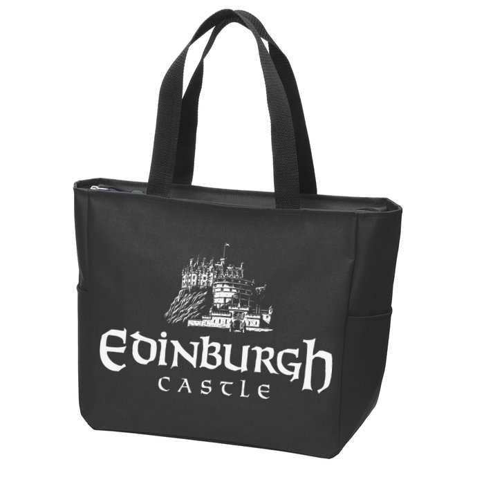 Edinbugh Castle Scotland Zip Tote Bag