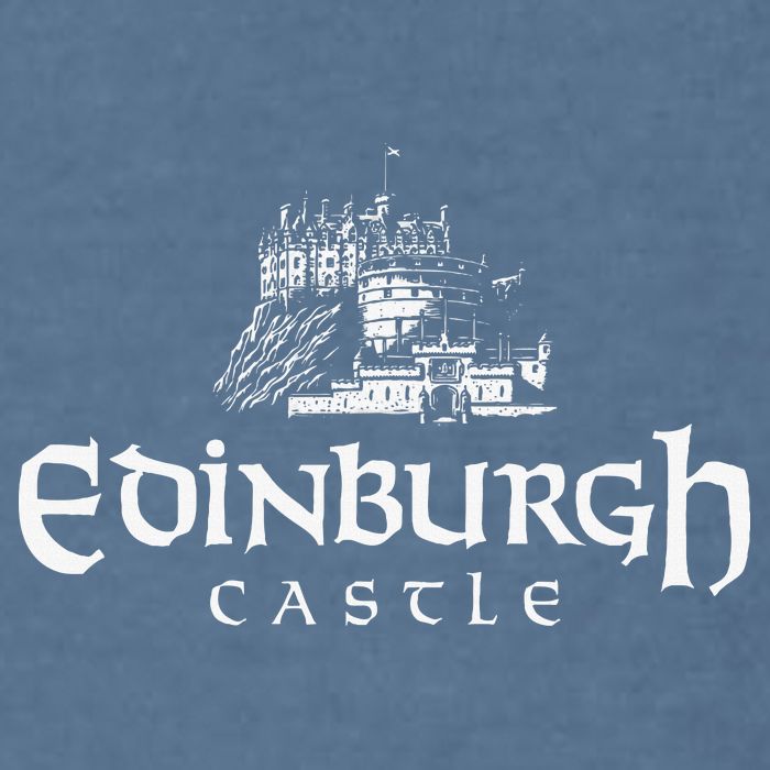 Edinbugh Castle Scotland Garment-Dyed Sweatshirt