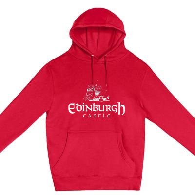 Edinbugh Castle Scotland Premium Pullover Hoodie