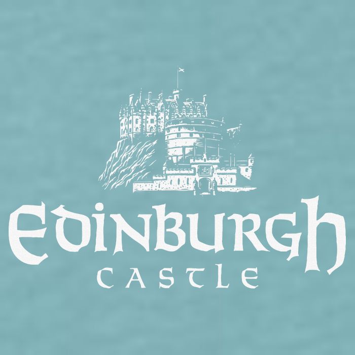Edinbugh Castle Scotland Sueded Cloud Jersey T-Shirt
