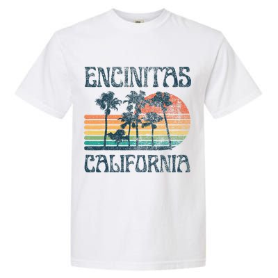 Encinitas California Summer Vacation Vintage Garment-Dyed Heavyweight T-Shirt