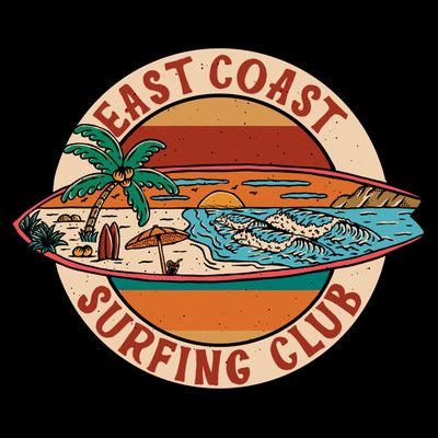 East Coast Surfing Club Summer Paradise T-Shirt