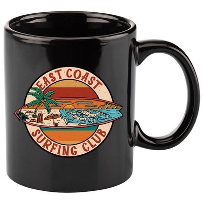 East Coast Surfing Club Summer Paradise 11oz C Handle Ceramic Mug