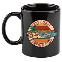 East Coast Surfing Club Summer Paradise 11oz C Handle Ceramic Mug