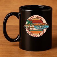 East Coast Surfing Club Summer Paradise 11oz C Handle Ceramic Mug