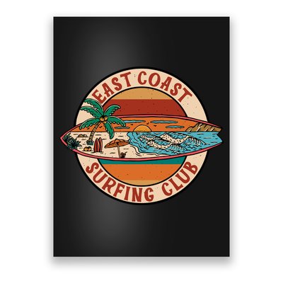 East Coast Surfing Club Summer Paradise Poster