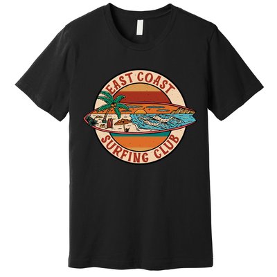 East Coast Surfing Club Summer Paradise Premium T-Shirt