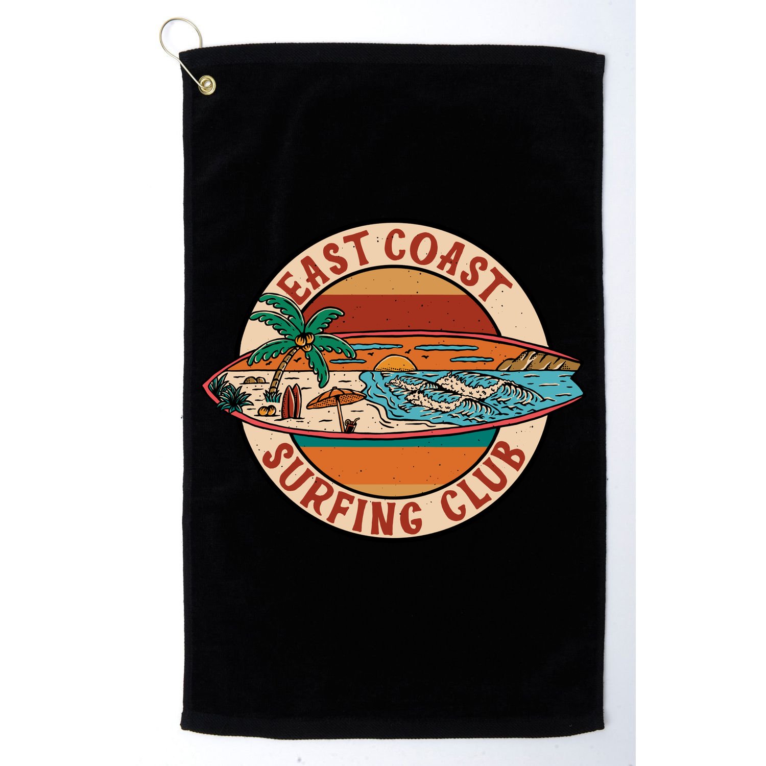 East Coast Surfing Club Summer Paradise Golf Towel