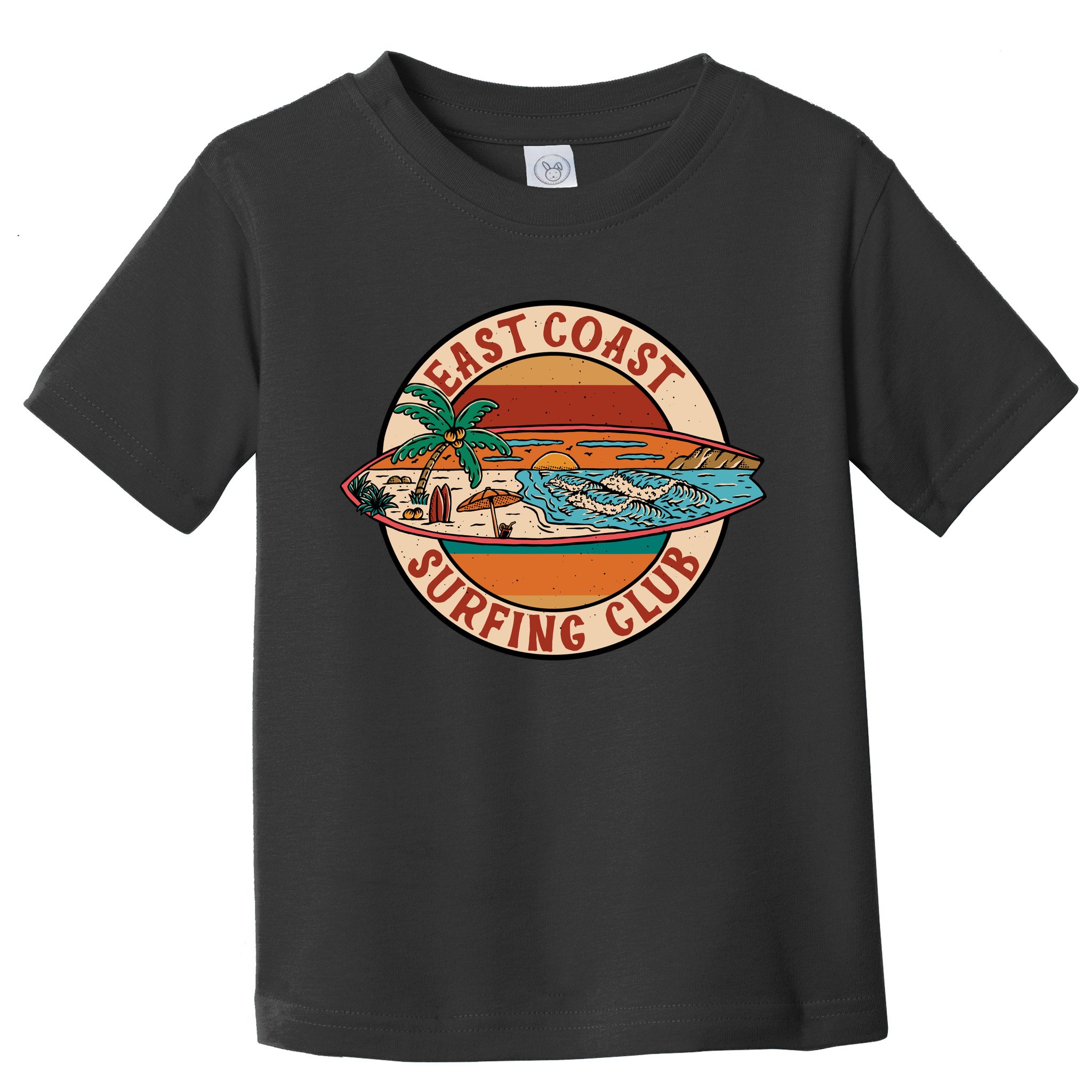 East Coast Surfing Club Summer Paradise Toddler T-Shirt