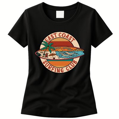 East Coast Surfing Club Summer Paradise Womens T-Shirt