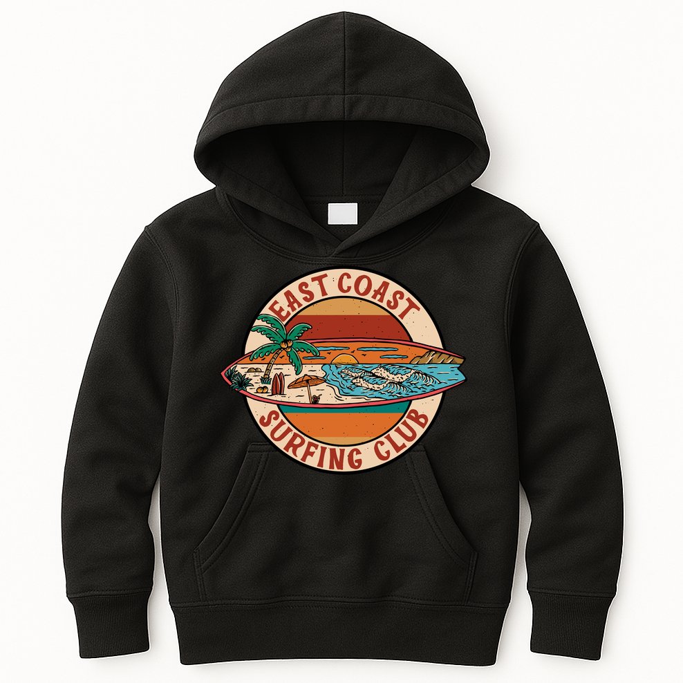 East Coast Surfing Club Summer Paradise Kids Hoodie
