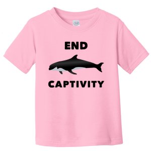 End Captivity Save The Whales Meaningful Gift Toddler T-Shirt