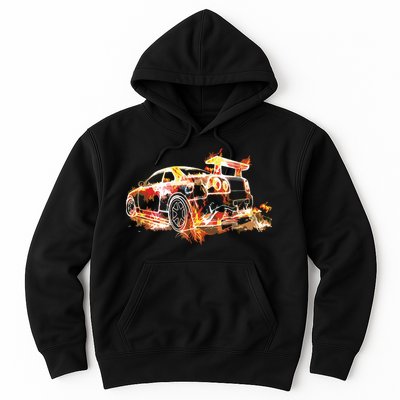 Exotic Car Supercharge Turbo Sports Car Hoodie