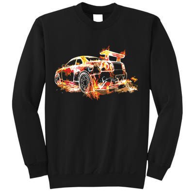 Exotic Car Supercharge Turbo Sports Car Sweatshirt