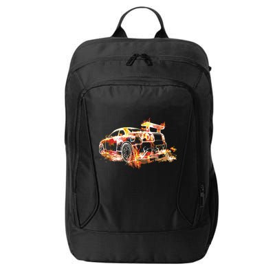 Exotic Car Supercharge Turbo Sports Car City Backpack