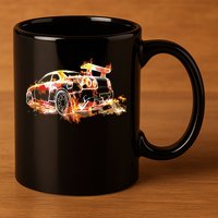 Exotic Car Supercharge Turbo Sports Car 11oz C Handle Ceramic Mug