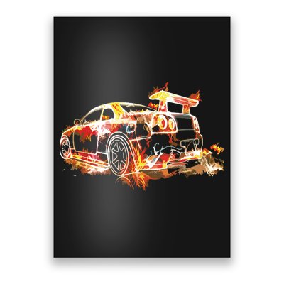 Exotic Car Supercharge Turbo Sports Car Poster