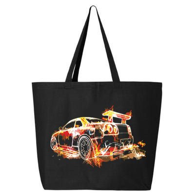 Exotic Car Supercharge Turbo Sports Car 25L Jumbo Tote