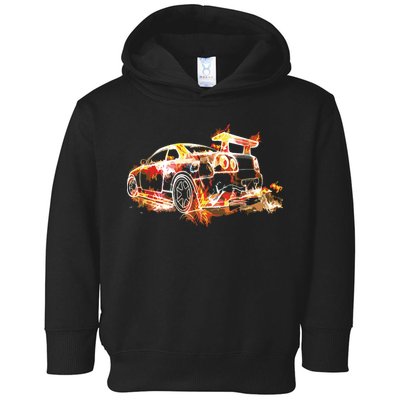Exotic Car Supercharge Turbo Sports Car Toddler Hoodie