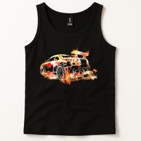 Exotic Car Supercharge Turbo Sports Car Tank Top