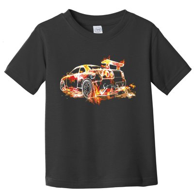 Exotic Car Supercharge Turbo Sports Car Toddler T-Shirt