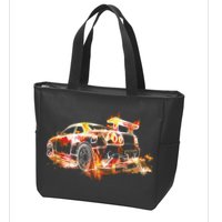Exotic Car Supercharge Turbo Sports Car Zip Tote Bag