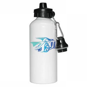 Exotic Car Supercharge Turbo Sports Car T Aluminum Water Bottle