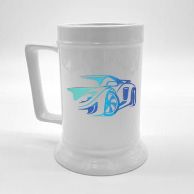 Exotic Car Supercharge Turbo Sports Car T Beer Stein