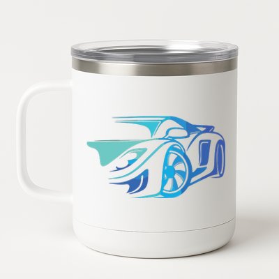 Exotic Car Supercharge Turbo Sports Car T 12 oz Stainless Steel Tumbler Cup