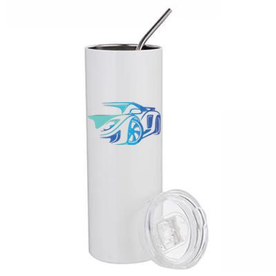 Exotic Car Supercharge Turbo Sports Car T Stainless Steel Tumbler