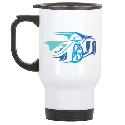 Exotic Car Supercharge Turbo Sports Car T Stainless Steel Travel Mug