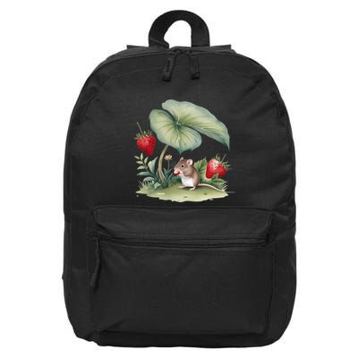 Enchanting Cottagecore Scene NatureS Serene Beauty 16 in Basic Backpack