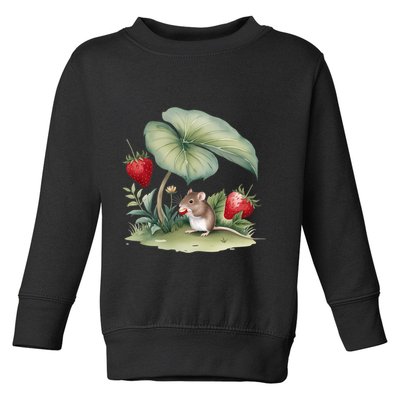 Enchanting Cottagecore Scene NatureS Serene Beauty Toddler Sweatshirt