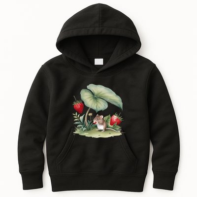 Enchanting Cottagecore Scene NatureS Serene Beauty Kids Hoodie