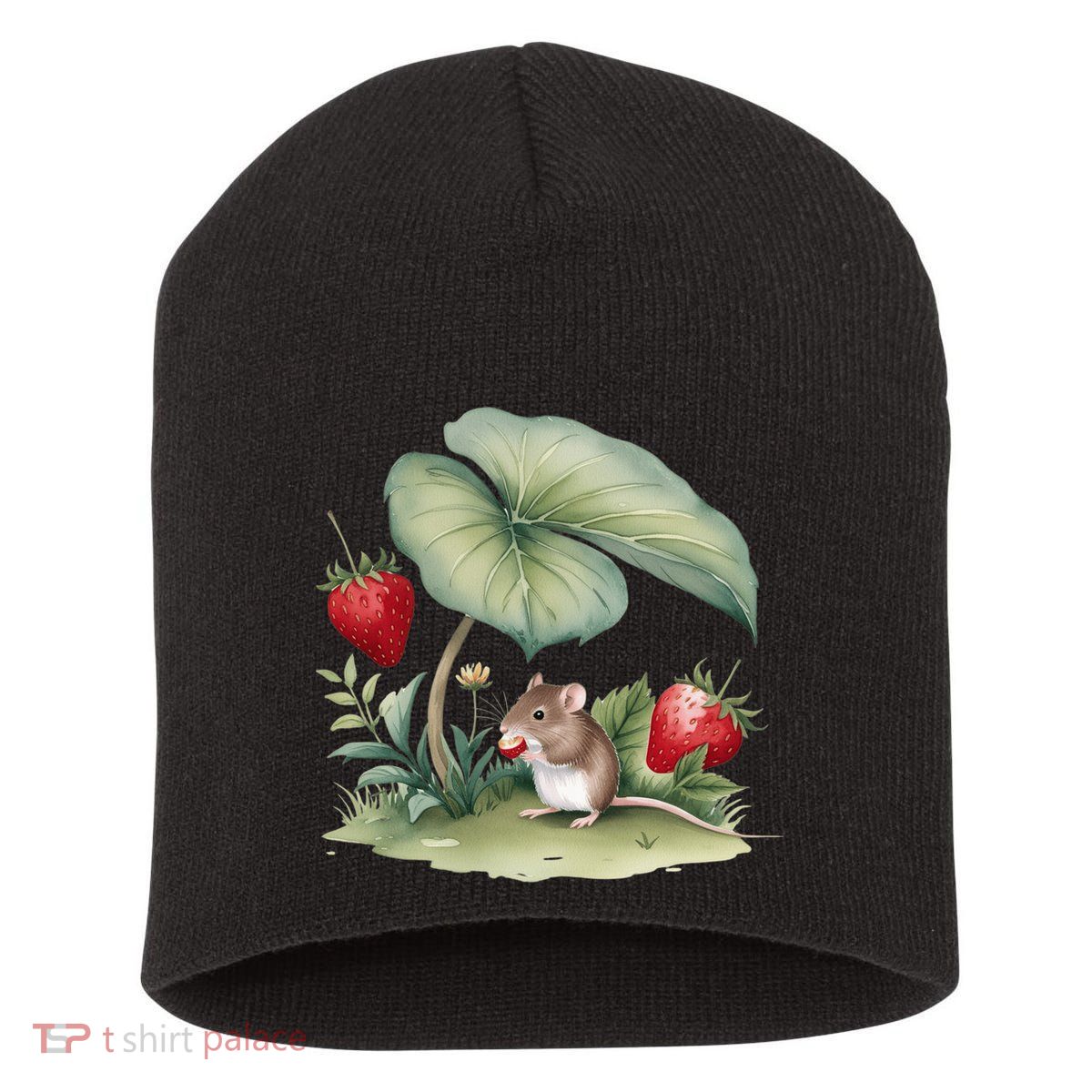 Enchanting Cottagecore Scene NatureS Serene Beauty Short Acrylic Beanie