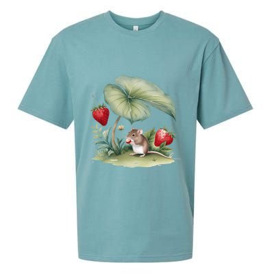Enchanting Cottagecore Scene NatureS Serene Beauty Sueded Cloud Jersey T-Shirt