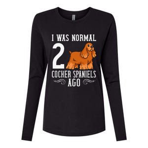 English Cocker Spaniel Dog Gift Puppies Womens Cotton Relaxed Long Sleeve T-Shirt