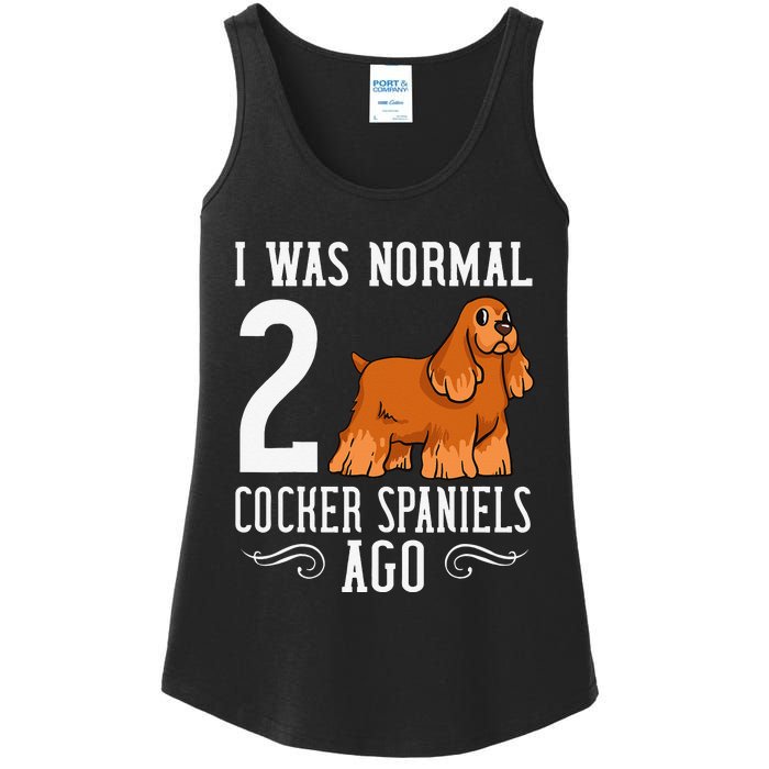 English Cocker Spaniel Dog Gift Puppies Ladies Essential Tank