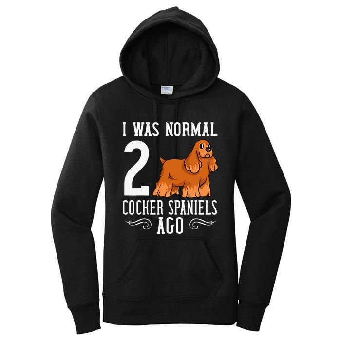 English Cocker Spaniel Dog Gift Puppies Women's Pullover Hoodie