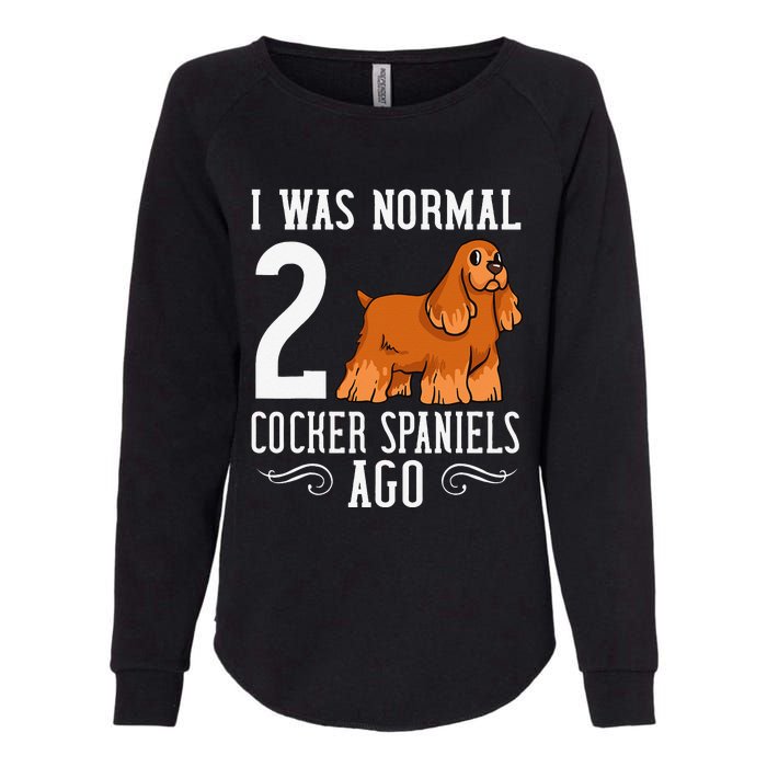 English Cocker Spaniel Dog Gift Puppies Womens California Wash Sweatshirt